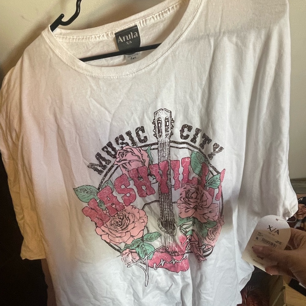 Arula White Nashville Graphic Tee